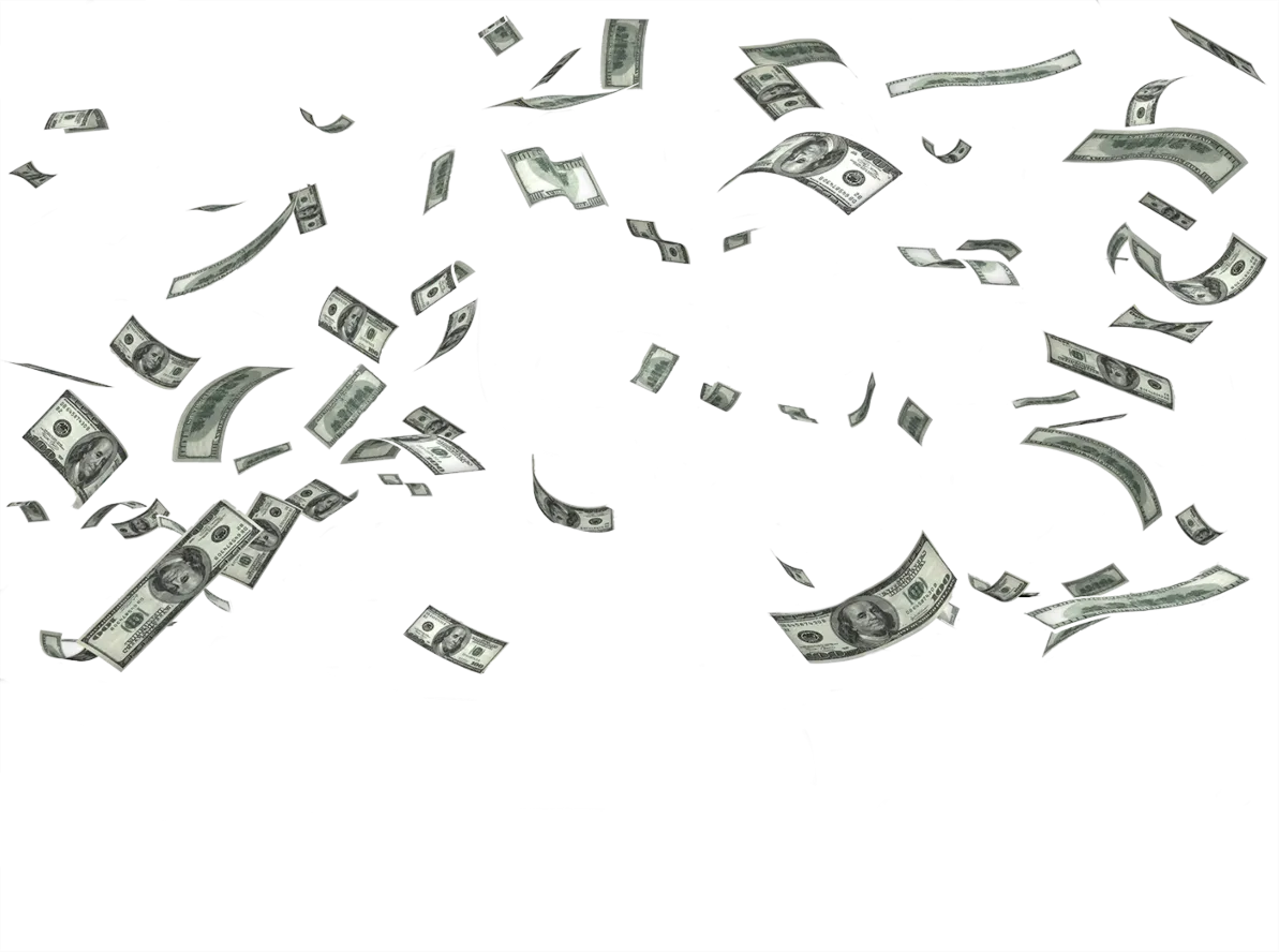 US dollar banknotes, Money Banknote, Falling money, angle, text, material png